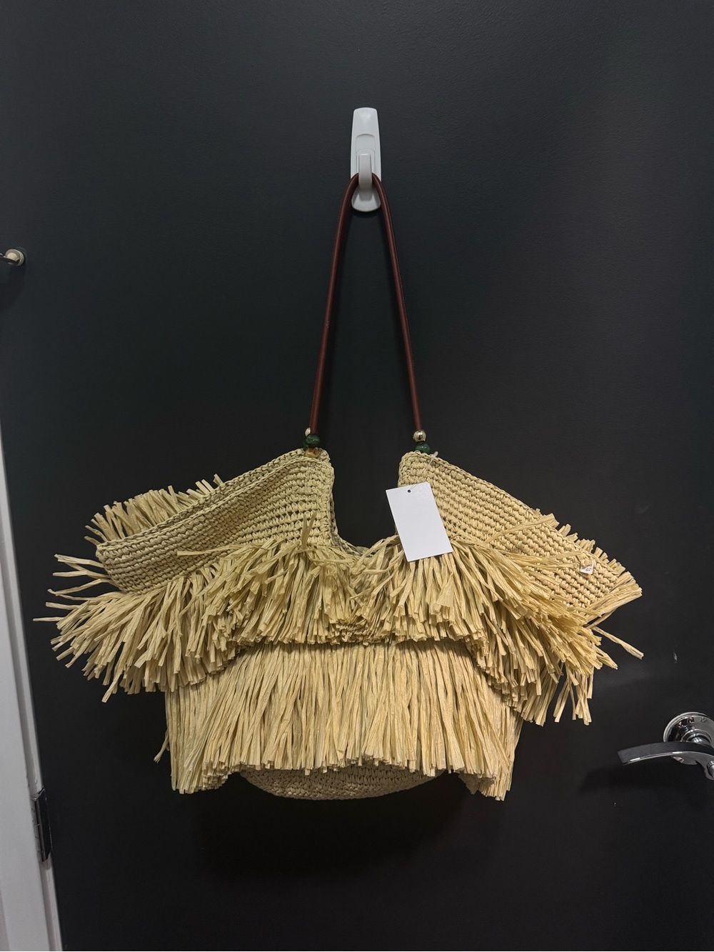 H&M fringe straw shopper - Picture 4 of 4